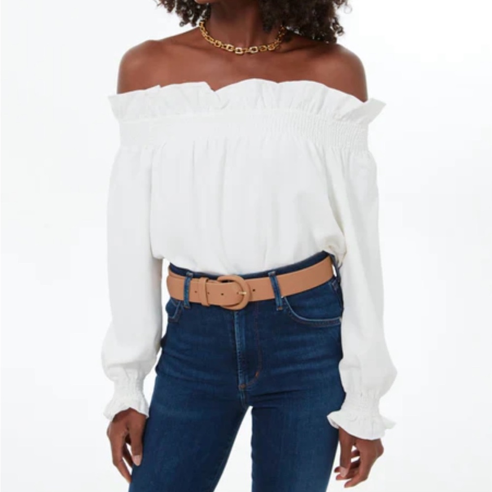 Tuckernuck White Off-Shoulder Top